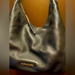 Michael Kors black leather purse